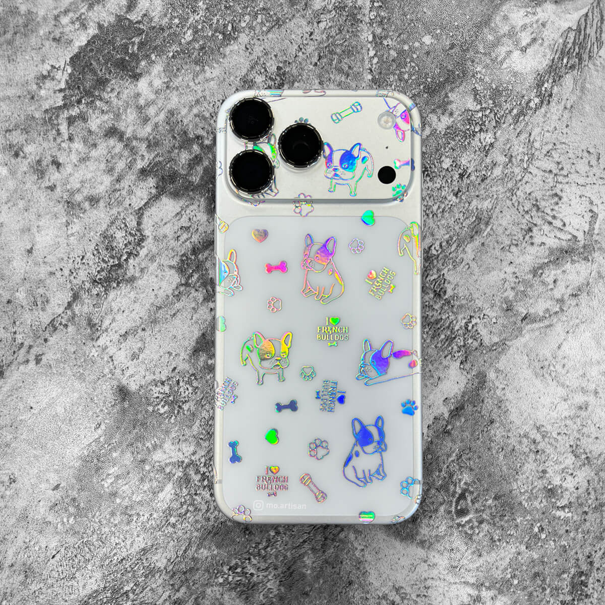 手機貼膜｜3D鈦晶浮雕流光變色膜